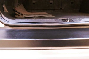 repaired plastic bumper after