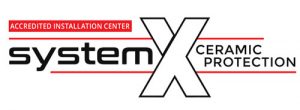 System X ceramic logo accredited installation center